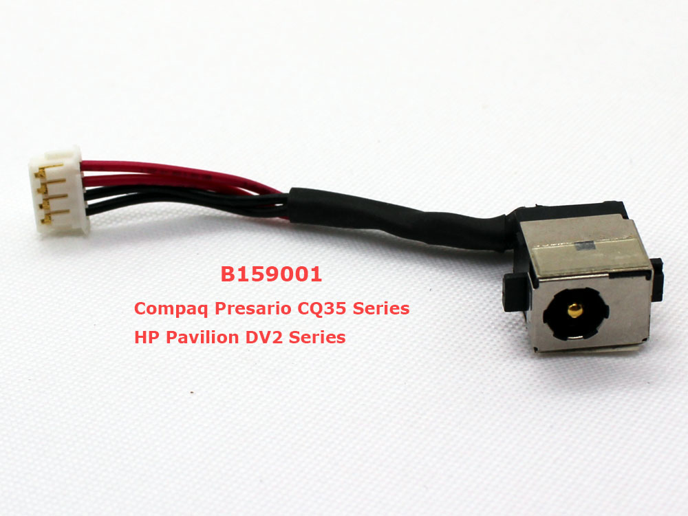 (image for) Compaq Presario CQ35 CQ36 HP Pavilion DV2 DV3 531810-001 DC301005Q00 DC301005E00 DC301006300 DC301006C00 517758-001 AC DC Power Jack Socket Connector Charging Port DC IN Cable Wire Harness